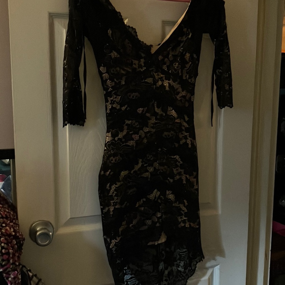 Black Xxs Bebe dress